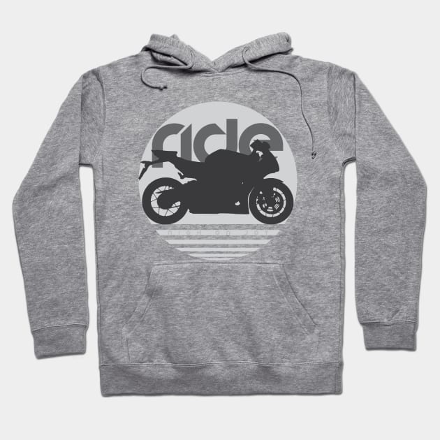 Ride cbr1000rr sun Hoodie by NighOnJoy